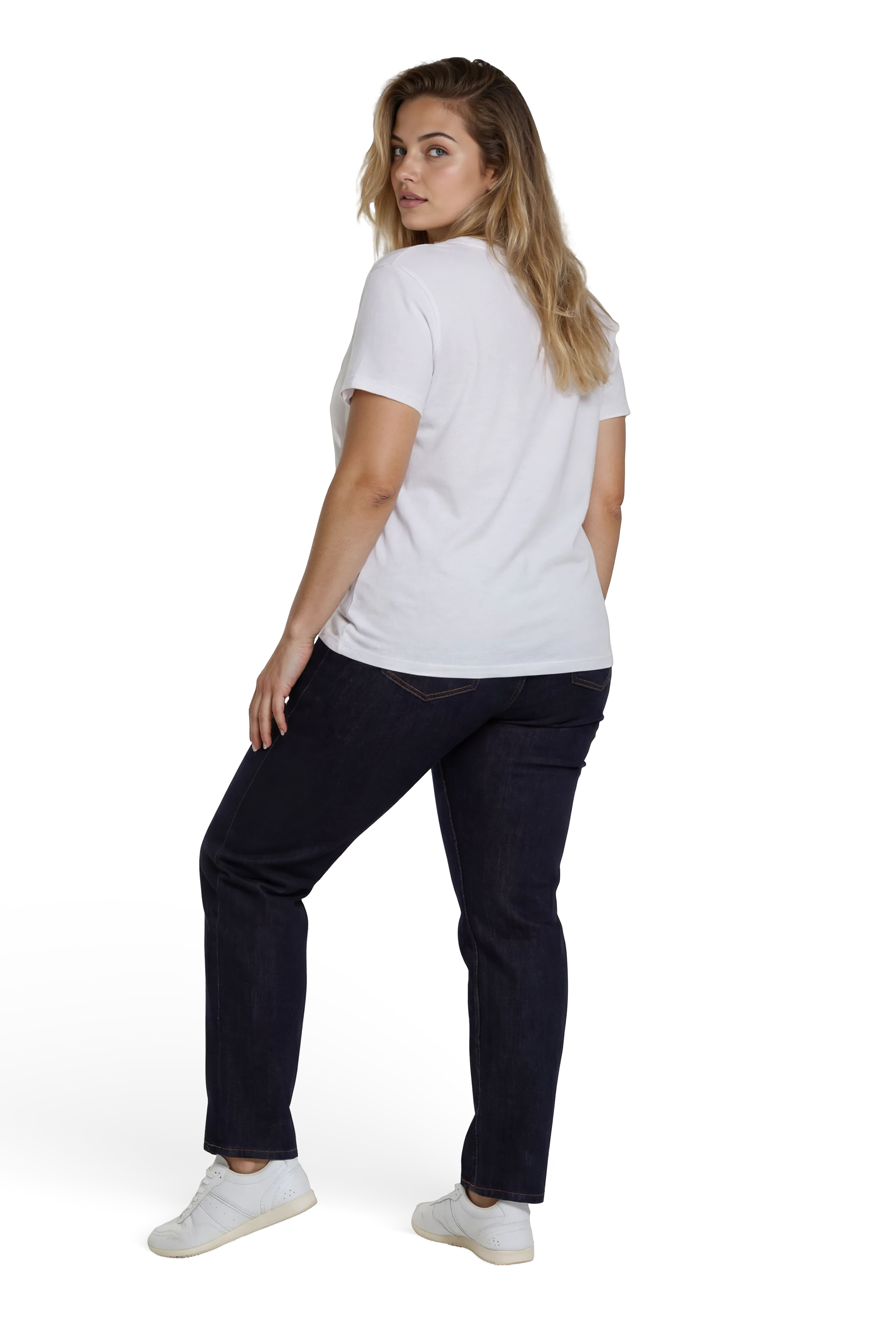 57Lotus, Barrel-Fit-Jeans, 5-Pocket-Style, Raw Denim
