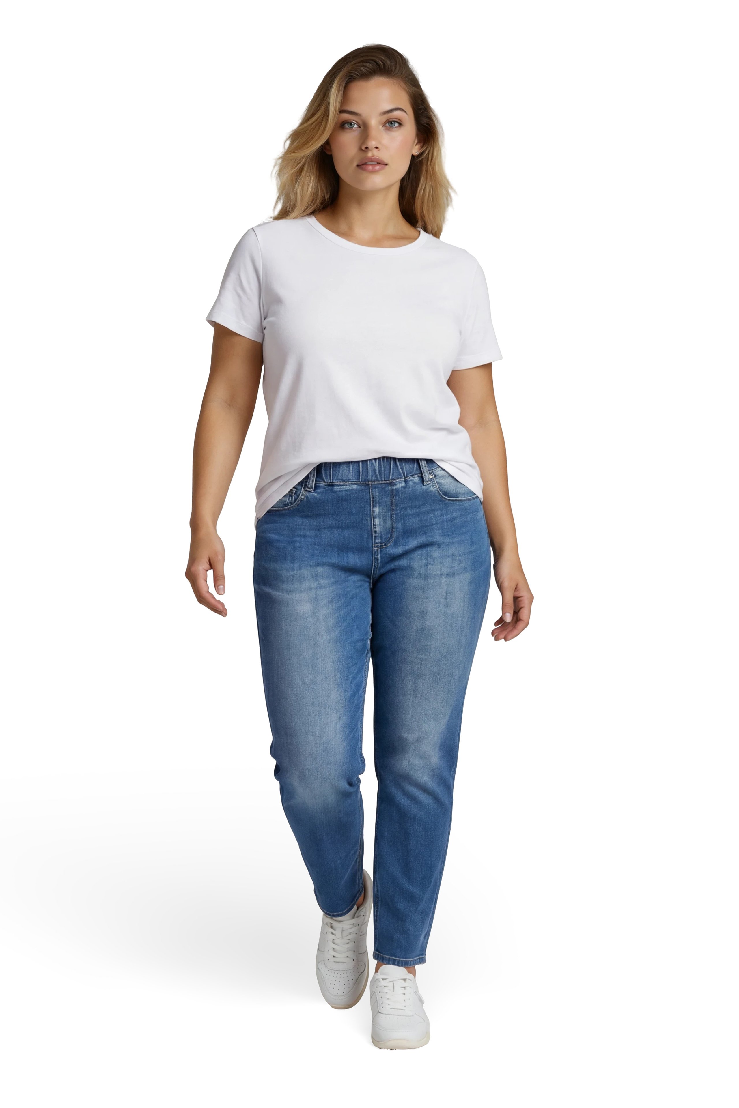 57Abrielle, Slim-Fit-Jeans, 5-Pocket-Style, mit Comfort-Bund
