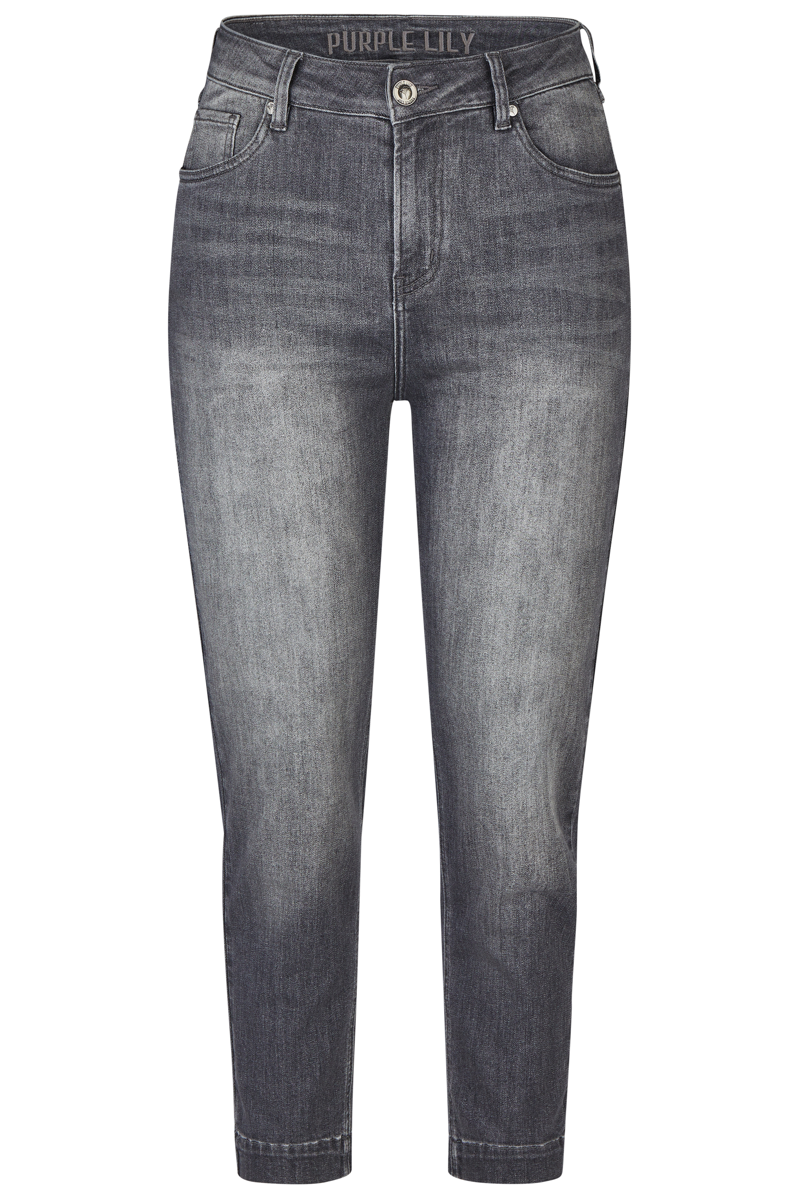 57Ivy, Mom-Fit-Jeans, 5-Pocket-Style, verkürzte Form