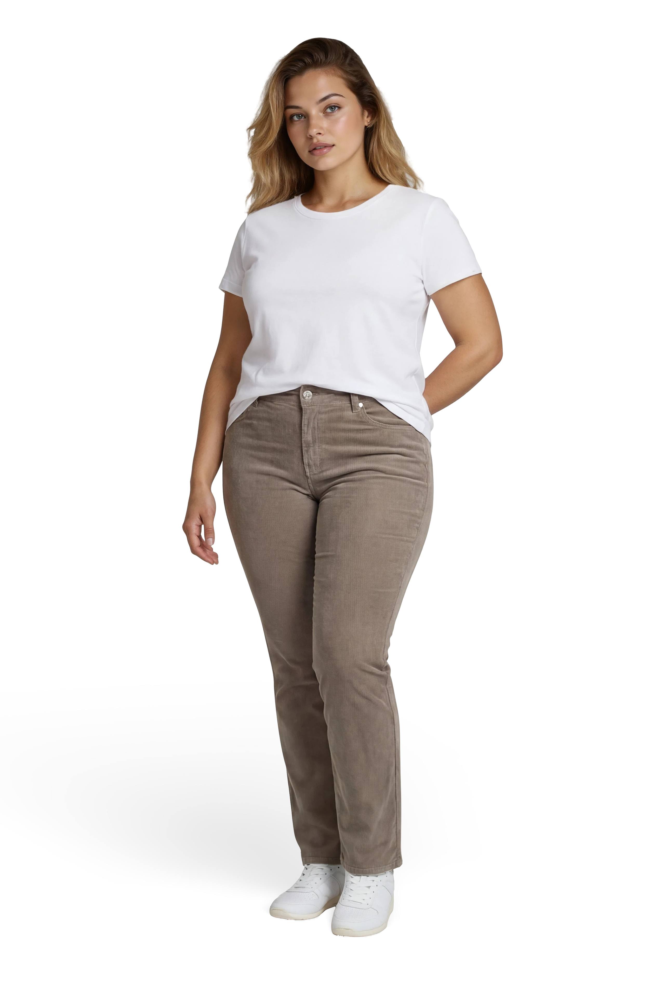 57Cosi, Wide-Leg-Hose, Cord, 5-Pocket-Style