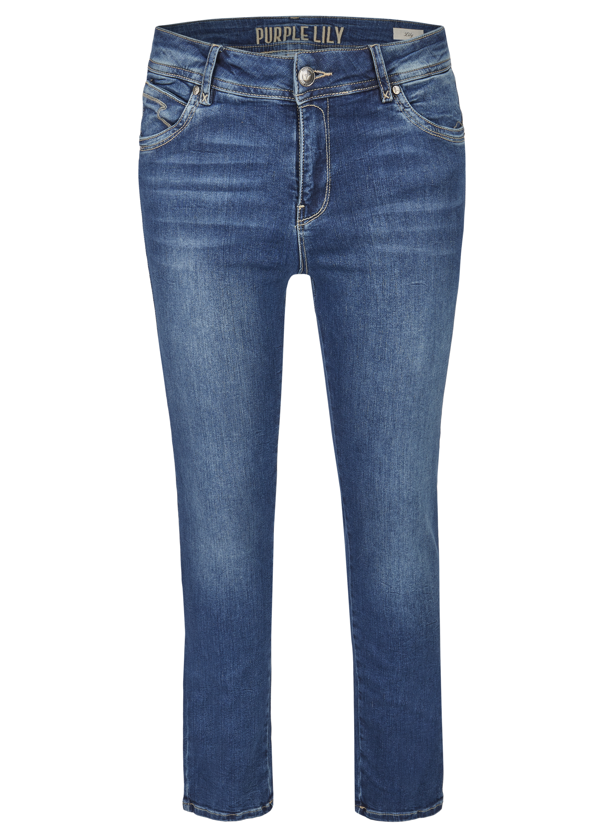 Lily R002 Skinny Fit Mid Blue